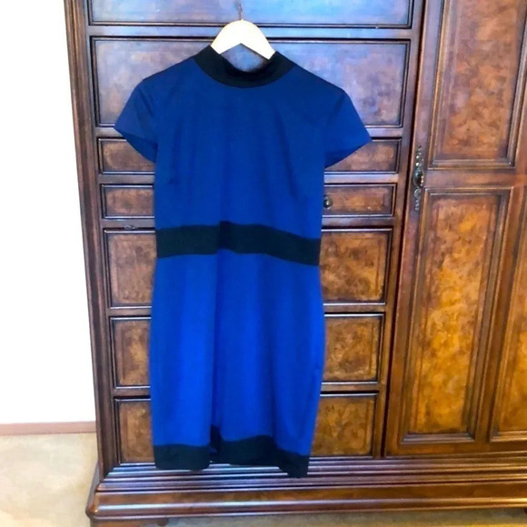 NWT Alexia Admor woman’s blue and black dress - Picture 1 of 9